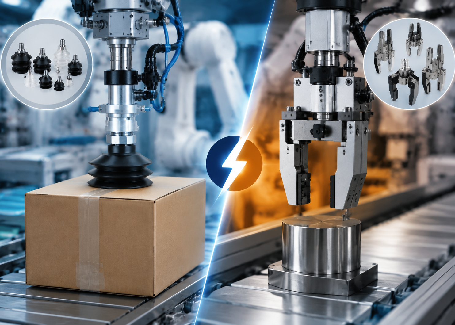 Vacuum Grippers vs Mechanical Grippers: Which Solution Is Better for Automation? Vacuum Grippers vs Mechanical Grippers: Which Solution Is Better for Automation?