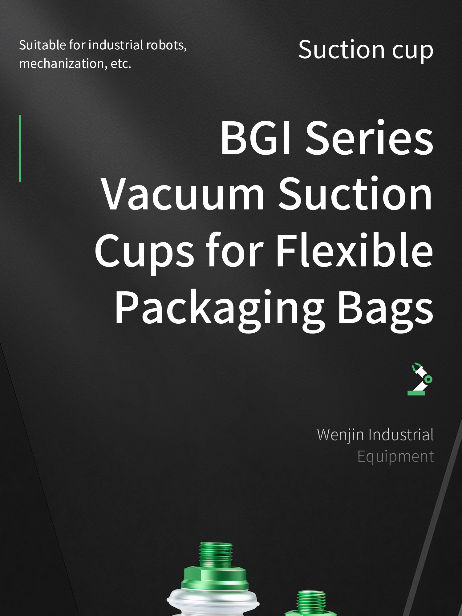 BGI Bellows Vacuum Suction Cup